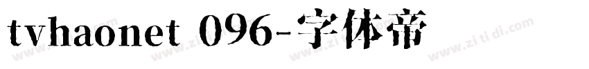 tvhaonet 096字体转换